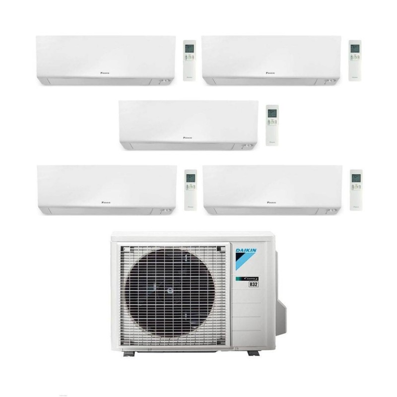DAIKIN Climatizzatore Penta Split Bluevolution serie FTXM-R PERFERA  9+9+9+12+12 con 5MXM90A R-32 Wi-Fi Integrato
