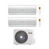 Ferroli Climatizzatore Dual split Ambra 12+12 con 2CP001AF-18-2  R 32 Inverter Wi-Fi Classe A++