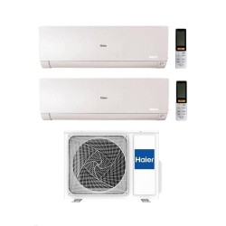 Haier Climatizzatore Dual Split Flexis Plus White 9+12 Con 2U50S2SM1FA-3 Inverter Wi-Fi Classe A+++