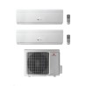Hermann Saunier Duval Climatizzatore Dual Split Vivair Uni Comfort 9+9 BTU con 19-040 MC2NO R-32 Classe A++