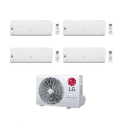 LG Climatizzatore QuadriSplit Libero Smart 7+7+9+18 con MU4R27.U42 Inverter R-32 Wi-Fi Classe A++