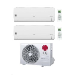 LG Climatizzatore DualSplit Libero Smart 9+12 con MU5R30.U42 Inverter R-32 Wi-Fi Classe A++