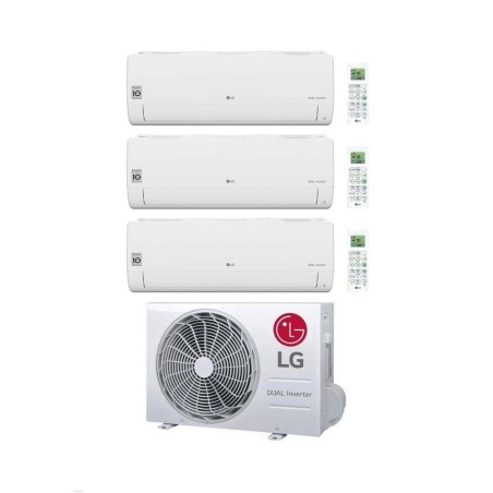 LG Climatizzatore TrialSplit Libero Smart 12+12+12 con MU5R30.U42 Inverter R-32 Wi-Fi Classe A++