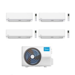 Midea Climatizzatore Quadri Split serie Elegance 9+9+9+9 con M4O-36FN8-Q Inverter R 32 Wi-Fi optional Classe A++