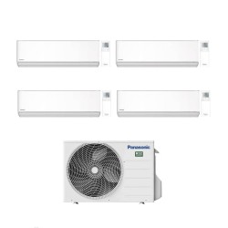 Panasonic Climatizzatore Quadri Split Etherea White 9+9+12+12 CU-5Z90TBE Inverter R-32 Wi-Fi Classe A++