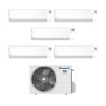 Panasonic Climatizzatore Penta Split Etherea White 9+9+9+18+18 con CU-5Z90TBE Inverter R-32 Wi-Fi Classe A++