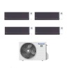 Climatizzatore Condizionatore Panasonic Quadri Split Inverter Serie Etherea Dark 9+9+9+9 con CU-4Z68TBE R-32 Wi-Fi Integrato