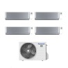 Panasonic Climatizzatore Quadri Split Etherea Silver 9+9+9+9 con CU-4Z80TBE Inverter R-32 Wi-Fi Classe A++