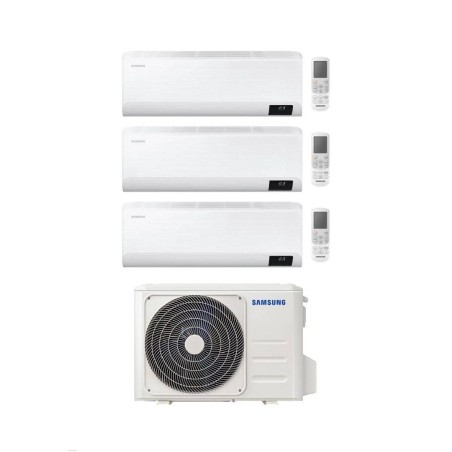 Samsung Climatizzatore Trial Split Cebu 12+12+12 con AJ068TXJ3KG/EU Inverter Wi-Fi Classe A++