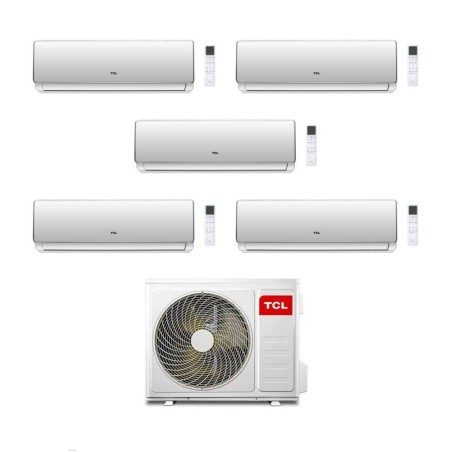 TCL Climatizzatore Inverter Penta Split Elite F2 serie SN F2S0 9+9+9+9+9 con MT4250 Wi-Fi R-32 Classe A++
