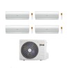 Ferroli Climatizzatore Quadri split Giada 9+9+9+12 con 2CP001SF-28-4  R 32 Inverter Wi-Fi Classe A++