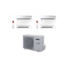 Aermec Climatizzatore Condizionatore Dual Split CKG a Console 12+12 con MPG520 R-32 Inverter Wi-Fi Incluso Classe A++