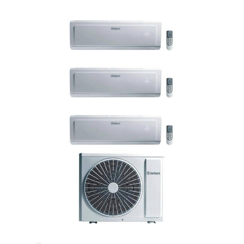Vaillant Climatizzatore Trialsplit Climavair Plus VAI 8 7+7+7 con VAF8-070W3NO Inverter R-32 Wi-Fi Optional Classe A++