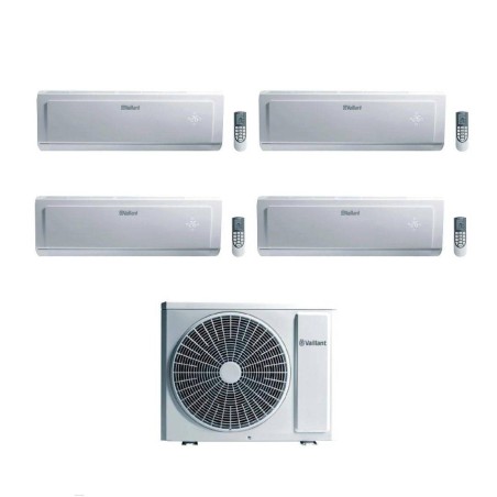 Vaillant Climatizzatore Quadrisplit Climavair Plus VAI 8 7+7+7+12 con VAF8-080W4NO Inverter R-32 Wi-Fi Optional Classe A++