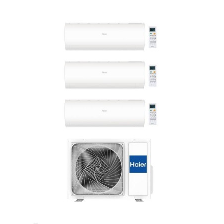 Haier Climatizzatore Trial Split Pearl 9+9+9 con 3U70S2SR5FA Inverter R-32 Wi-Fi Classe A++/A+