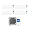 Haier Climatizzatore Quadrisplit Pearl 9+9+9+12 con 4U85S2SR5FA Inverter R-32 Wi-Fi Classe A++/A+