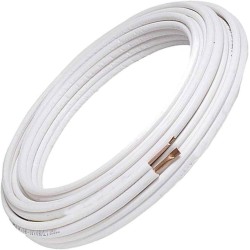 Tubi Rame Condizionatore Condizionamento Coppia 1/4" + 1/2" Adatto A Gas R410A R407C R32 (12 Metri (12+12))