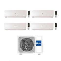 Haier Climatizzatore Quadri Split Flexis Plus White 7+7+7+9 Con 4U75S2SR5FA Inverter Wi-Fi Classe A++