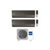Haier Climatizzatore Dual Split Flexis Plus Black 7+12 Con 2U40S2SM1FA Inverter Wi-Fi Classe A++