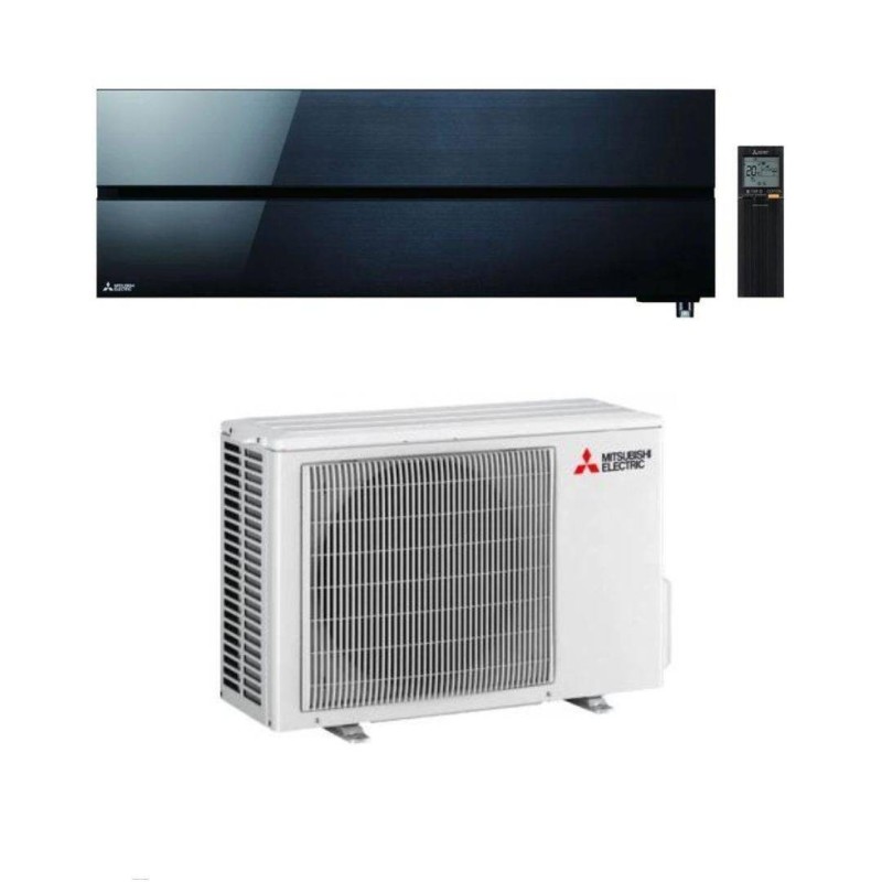 Mitsubishi Climatizzatore Monosplit Kirigamine Style MSZ-LN 12000 btu MSZ-LN35VG2B Onyx Black Inverter R-32 Wi-Fi Classe A+++
