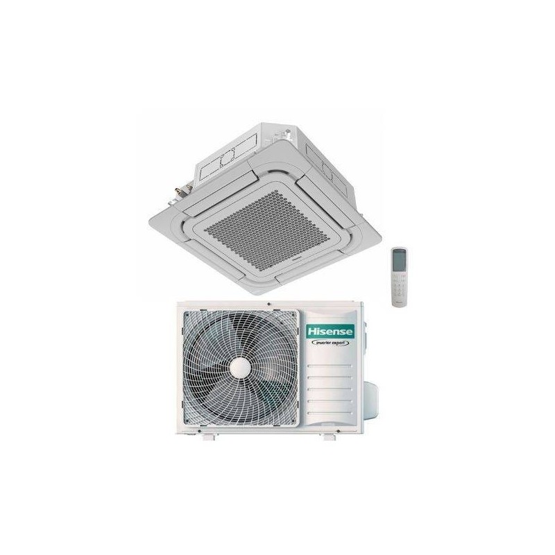 Hisense Cassetta Inverter Da 24000 Btu ACT71UR4RJC8 Con Gas R32 Inverter R-32 Classe A++ Griglia inclusa