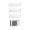 Mitsubishi Climatizzatore Trial Split Linea Plus MSZ-AY VGK 9+18+18 con MXZ-3F68VF Inverter R-32 Wi-Fi Classe A++