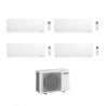Mitsubishi Climatizzatore Quadri Split Linea Plus MSZ-AY VGK 9+9+12+12 con MXZ-4F80VF Inverter R-32 Wi-Fi Classe A++