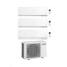 Mitsubishi Climatizzatore Trial Split Kirigamine Zen MSZ-EF Bianco 9+15+18 con MXZ-3F68VF Inverter R32 WiFi Classe A++