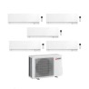 Mitsubishi Climatizzatore Penta Split Kirigamine Zen MSZ-EF Bianco 9+12+12+12+15 con MXZ-5F102VF Inverter R32 WiFi Classe A++