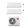 TCL Climatizzatore Dual split Inverter BreezeIN P5 serie SN 18+18 P5S0 con MT2730 Wi-Fi R-32 Classe A++