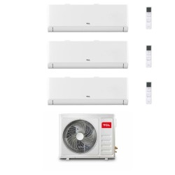 TCL Climatizzatore Trial split Inverter BreezeIN P5 serie SN 12+12+18 P5S0 con MT4250 Wi-Fi R-32 Classe A++