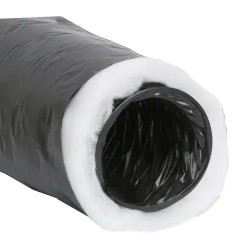 GV CLIM Tubo Flessibile Isolato PVC Nero AF 546 Ø 102 mm - 10 Metri