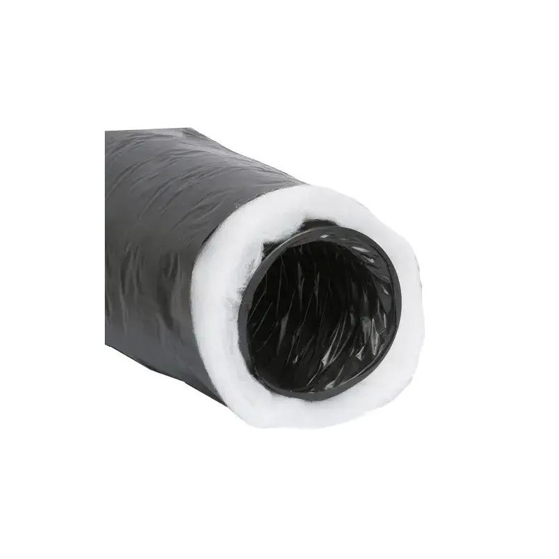 GV CLIM Tubo Flessibile Isolato PVC Nero AF 546 Ø 102 mm - 10 Metri