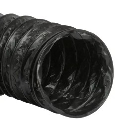 GV CLIM Tubo Flessibile PVC Nero AF 146 Ø 80 mm - 10 Metri