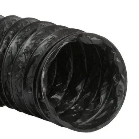 GV CLIM Tubo Flessibile PVC Nero AF 146 Ø 80 mm - 10 Metri