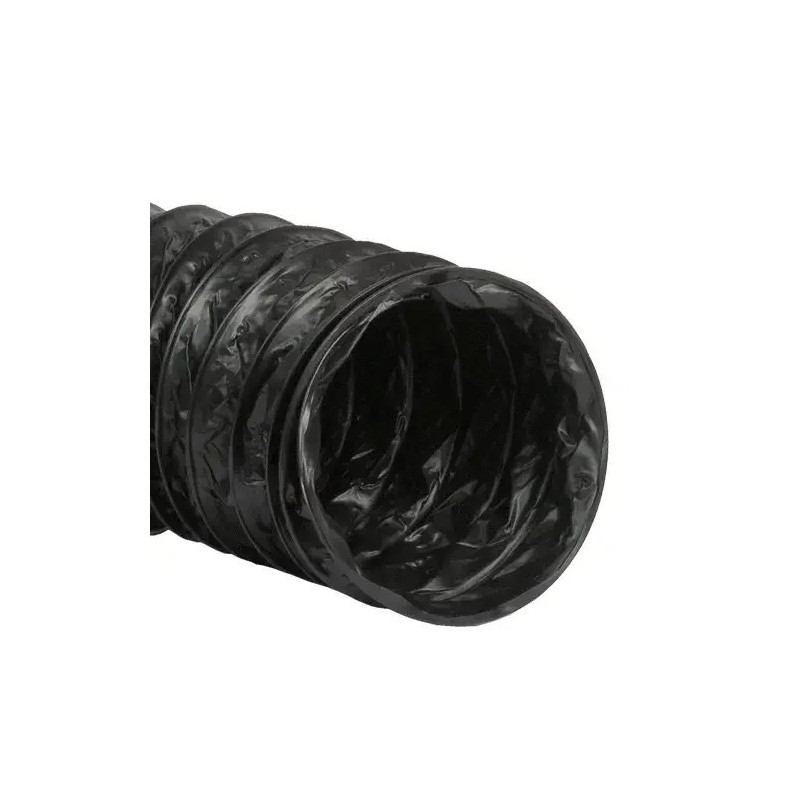 GV CLIM Tubo Flessibile PVC Nero AF 146 Ø 203 mm - 10 Metri