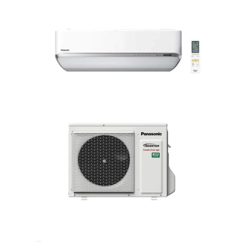 Panasonic Climatizzatore Monosplit Heatcharge VZ 12000 btu R-32 CU-VZ12SKE Inverter Wi-Fi Optional Classe A++