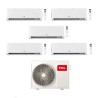 TCL Climatizzatore Penta Split Inverter BreezeIN P5 serie SN 9+9+12+12+18 P5S0 con MT4250 Wi-Fi R-32 Classe A++