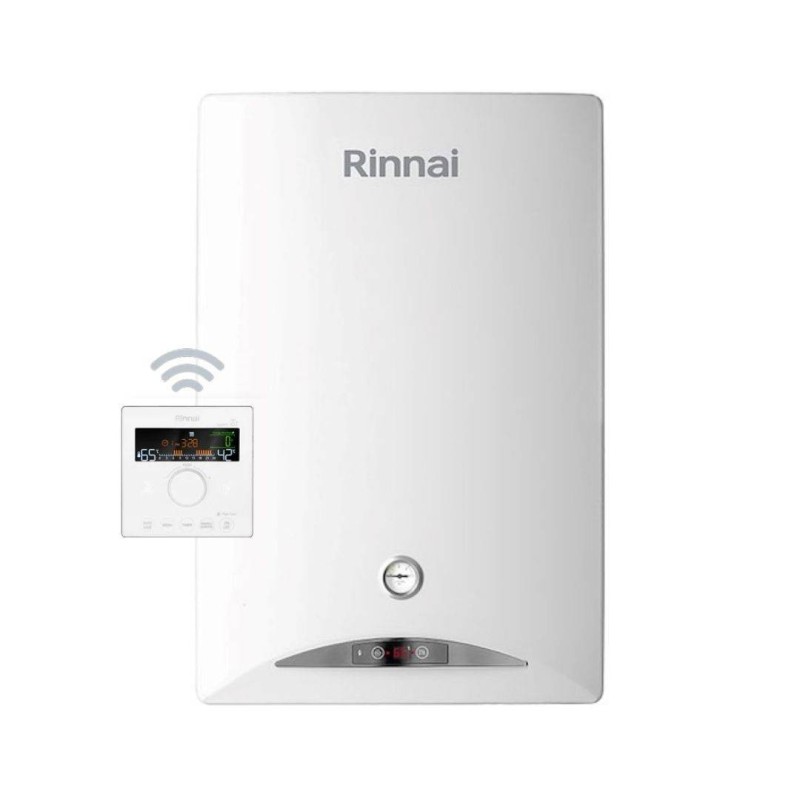 Rinnai Caldaia a Condensazione Zen 24 kW GPL WI-FI low NOx con Kit Scarico Fumi