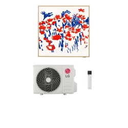 LG Climatizzatore Monosplit Artcool Gallery Photo 9000 BTUA09GA1.NSE+A09GA1.U18 R-32 Wi-Fi Integrato Classe A++