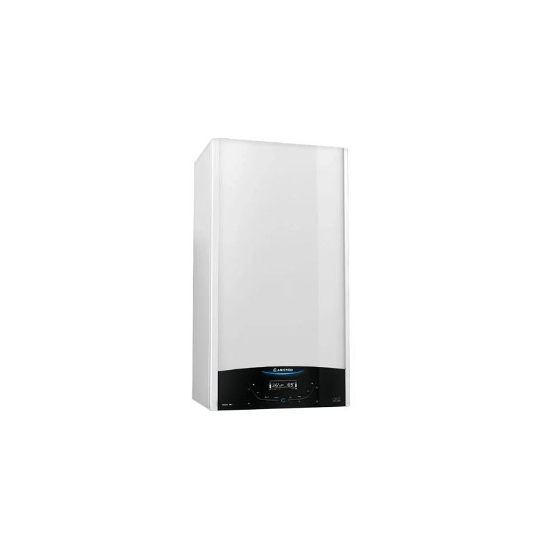 Ariston Caldaia a Condensazione GENUS One System 35 31 Kw Metano/GPL Solo Riscaldamento Wi-Fi Opt. Completa Di Kit Fumi