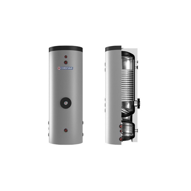 Cordivari Bollitore in Acciaio Bolly 1 HY XL WB 500 L Classe A  Coibentazione Rigida in Polywarm