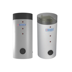 Cordivari Bollitore in Acciaio per Pompa di Calore Bolly 2 PDC WB 300 L Con 1 Scambiatore Fisso a Coibentazione Rigida