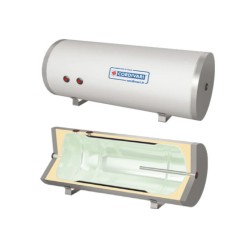 Cordivari Bollitore in Acciaio Interka WB 200 L con 1 Scambiatore ad Intercapedine Orizzontale/Verticale Rigida in Polywarm