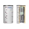 Cordivari Termoaccumulatore Combi 3 WB 1500 L con 2 Scambiatori Fissi a Coibentazione Rigida in Polywarm