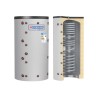 Cordivari Termoaccumulatore in Acciaio Eco Combi 1 VB 800 L con 1 Scambiatore Corrugato a Coibentazione Rigida