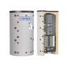 Cordivari Termoaccumulatore Eco Combi 2 VC 1000 L con 1 Scambiatore Corrugato e 1 Fisso Coibentazione Morbida Smontabile