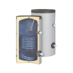 PLEION Bollitore Vetrificato BR/ZN 300 L a Mono Serpentino in Poliuretano