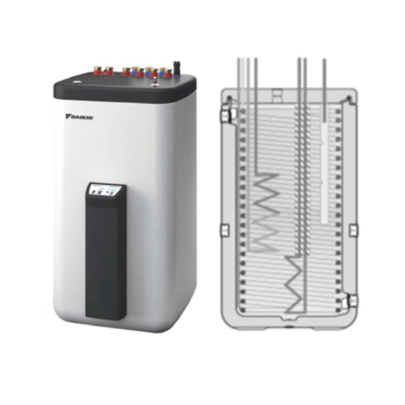 DAIKIN Accumulatore Per Solare a Svuotamento  Sanicube Solaris SCS 538/16/0 500 L