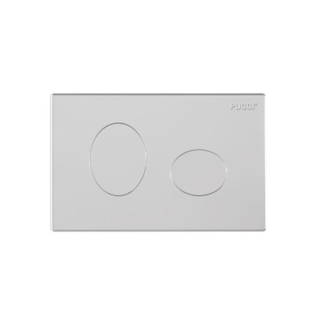 Pucci Placca Eco Ellisse Ad Incasso Bianca Satinata 280x180mm